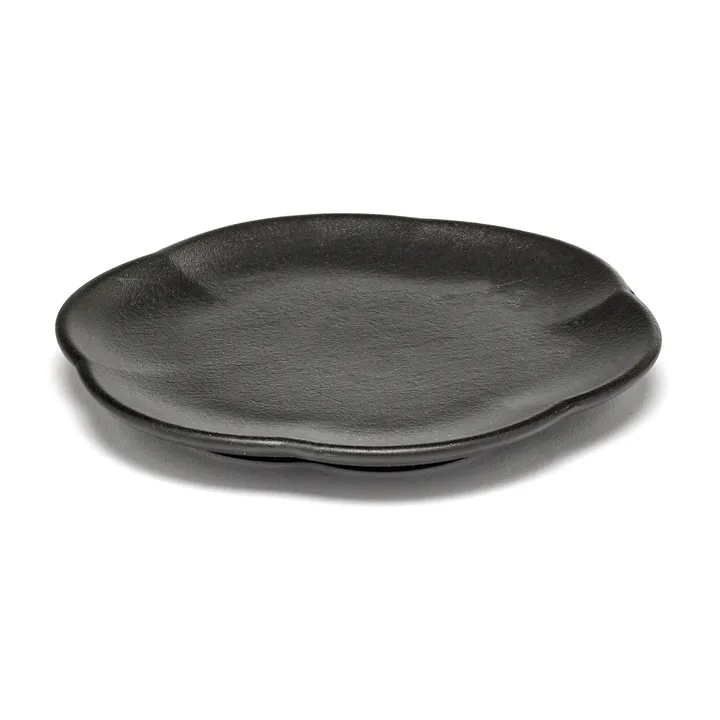 Inku 楞纹盘 中号 13.9cm - 黑色 - Serax