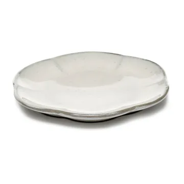Inku 楞纹盘 中号 13.9cm - 白色 - Serax