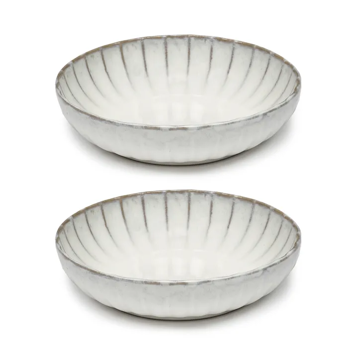 Inku 加小号高边盘 Ø16cm 2包装 - 白色 - Serax