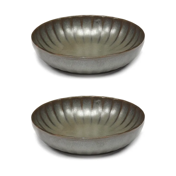 Inku 加小号高边盘 Ø16cm 2包装 - 绿色 - Serax