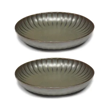 Inku 中号高边盘 Ø21cm 2包装 - 绿色 - Serax