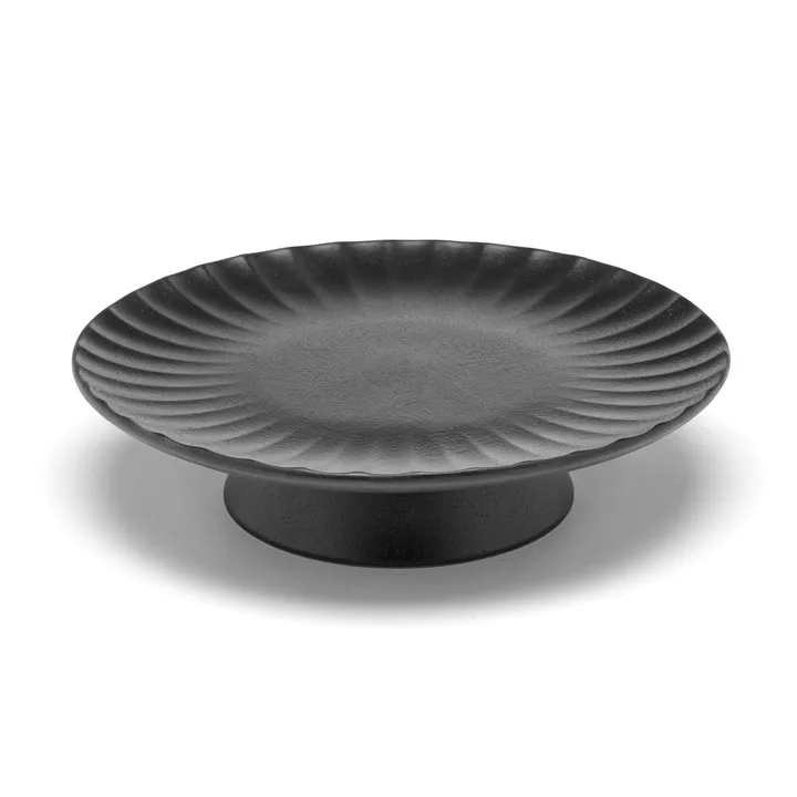 Inku 蛋糕盘 24cm - 黑色 - Serax