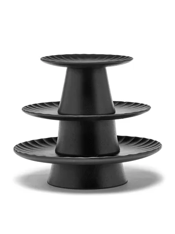 Inku 蛋糕盘 24cm - 黑色 - Serax