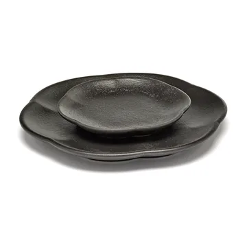 Inku 楞纹盘 小号 8.9cm - 黑色 - Serax