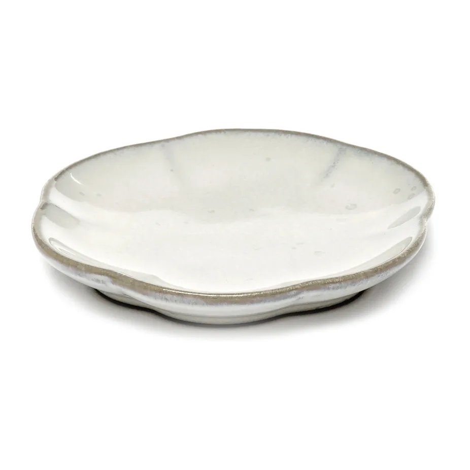 Inku 楞纹盘 小号 8.9cm, 白色 Serax