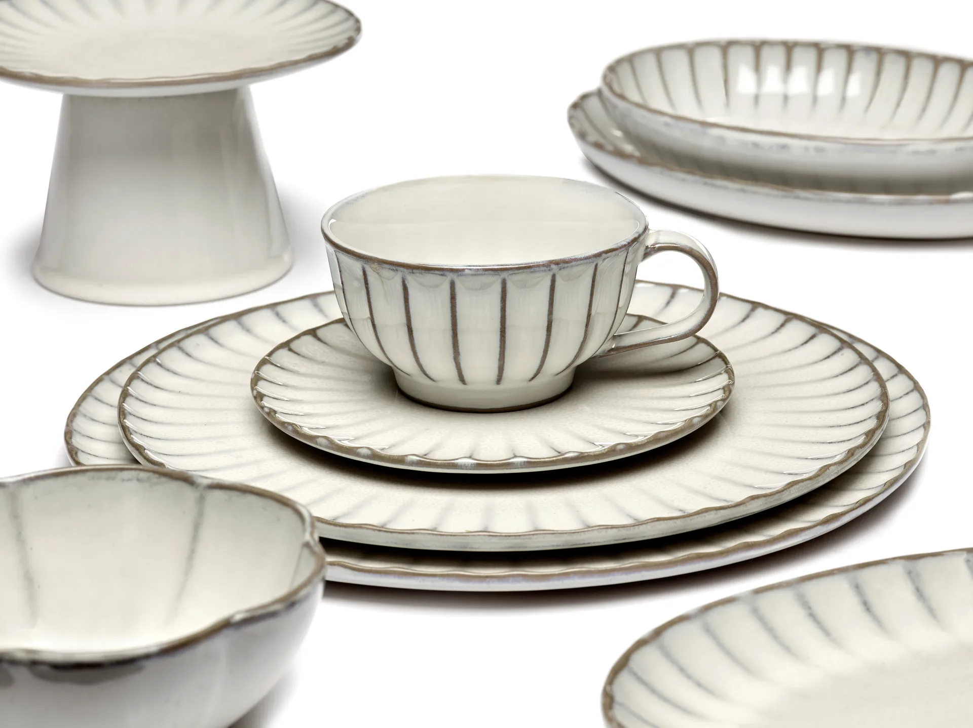 Inku cappuccino 杯子 20 cl, 白色 Serax