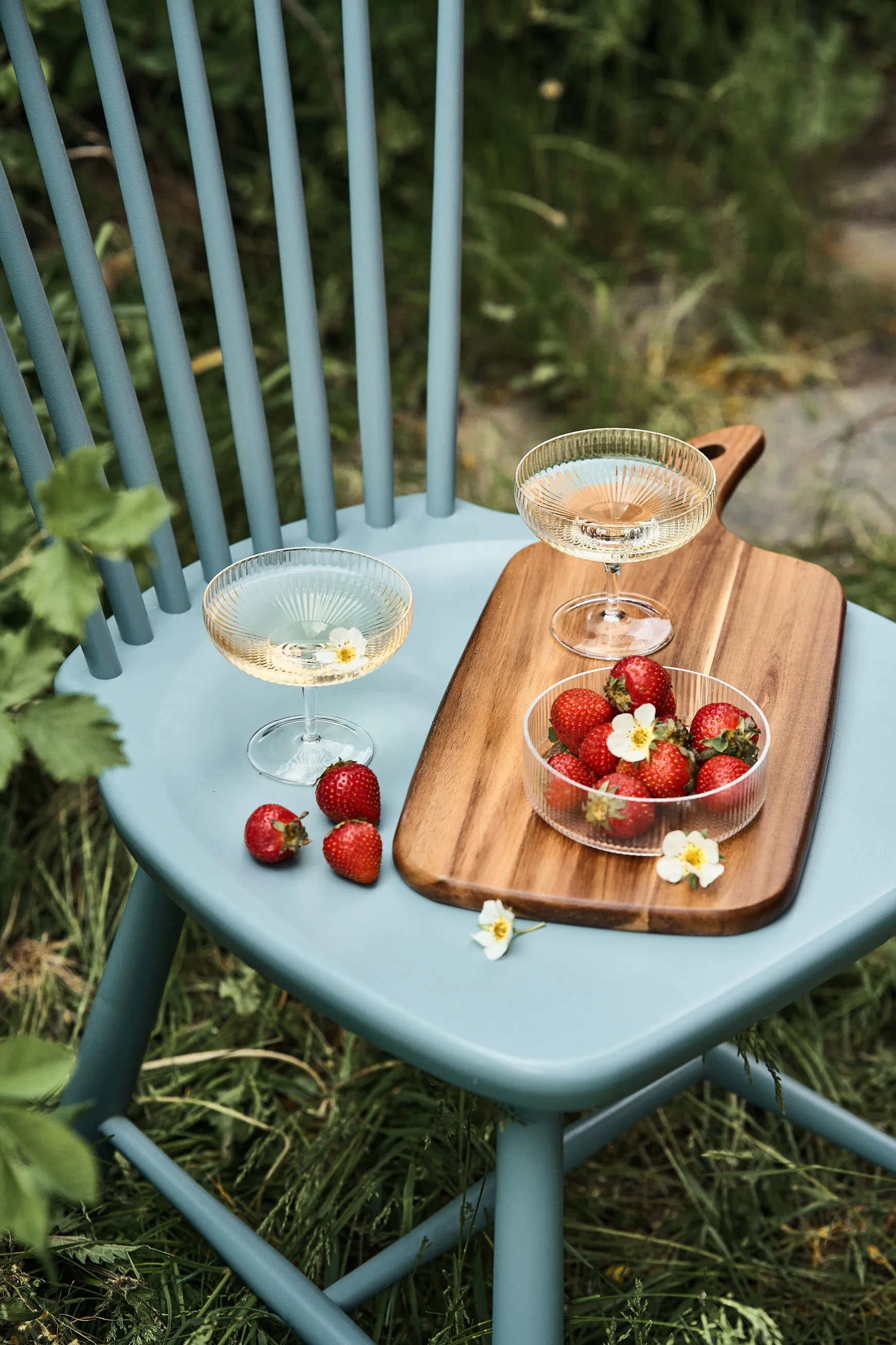 Inku champagne coupe glass 15 cl, Clear Serax