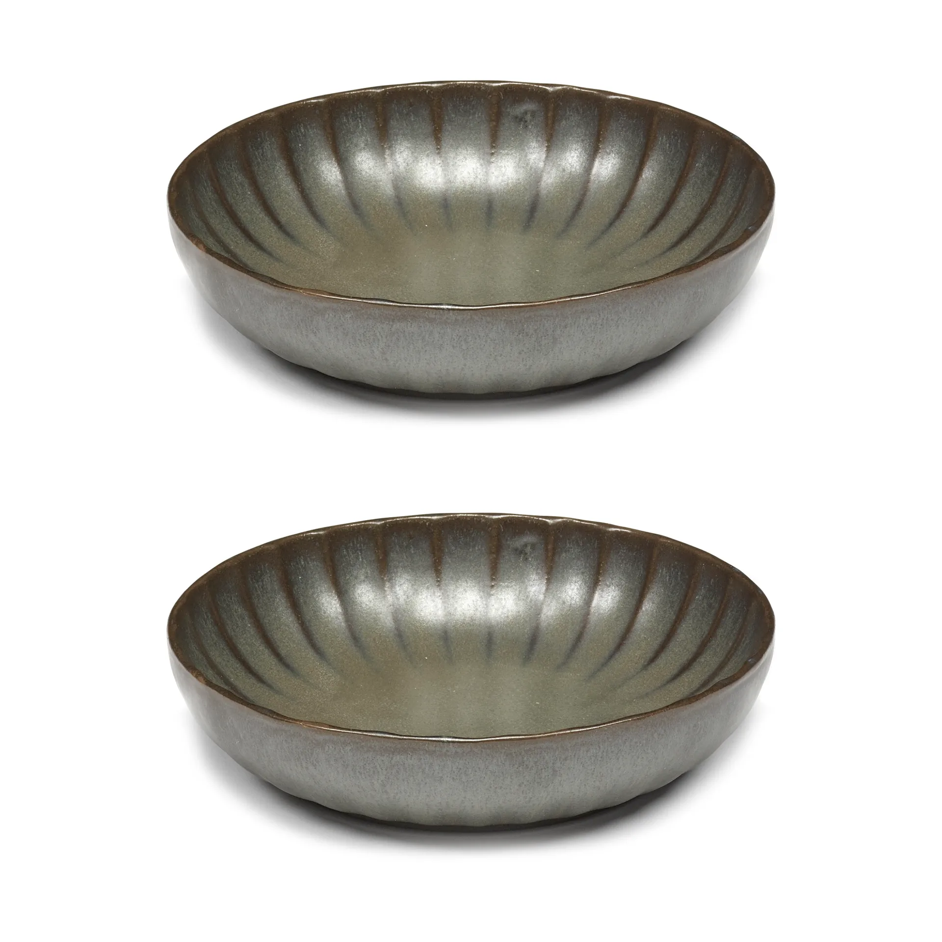 Inku high 盘子 XS Ø16 cm 两件套装, 调和绿 Serax