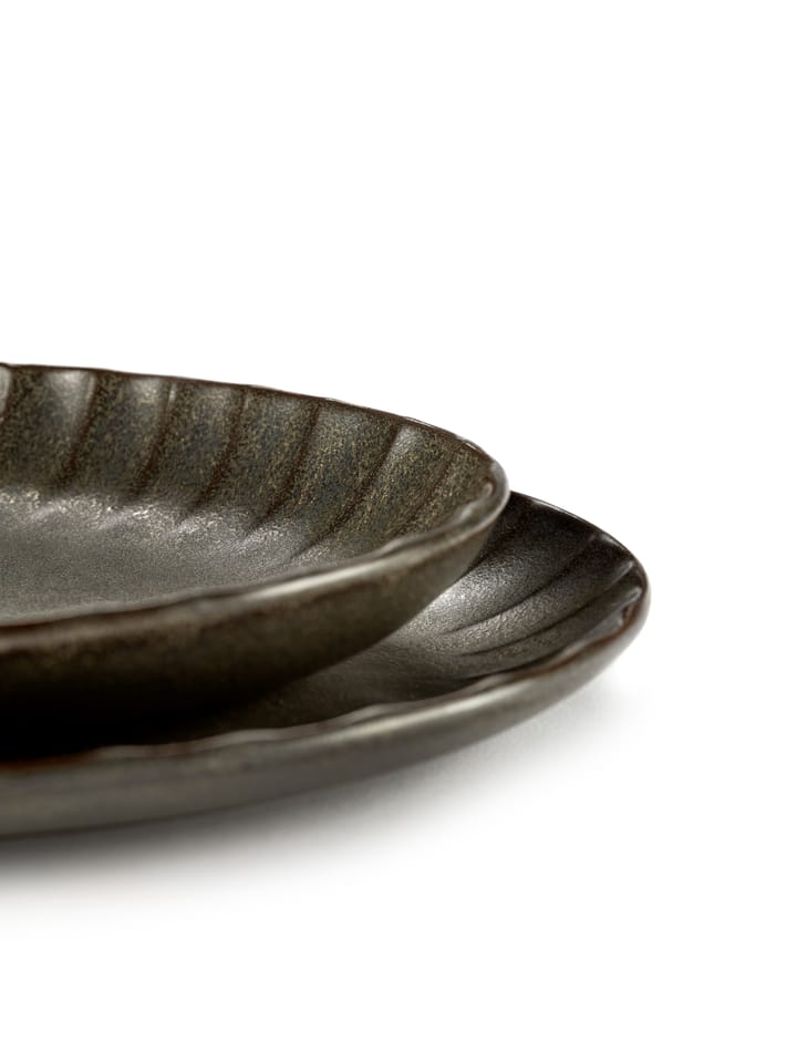 Inku oval 碗 M 15.4x22 cm, 绿色 Serax