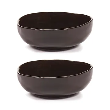 La Mère 小号碗 Ø11.5cm 2支装 - 深棕色 - Serax