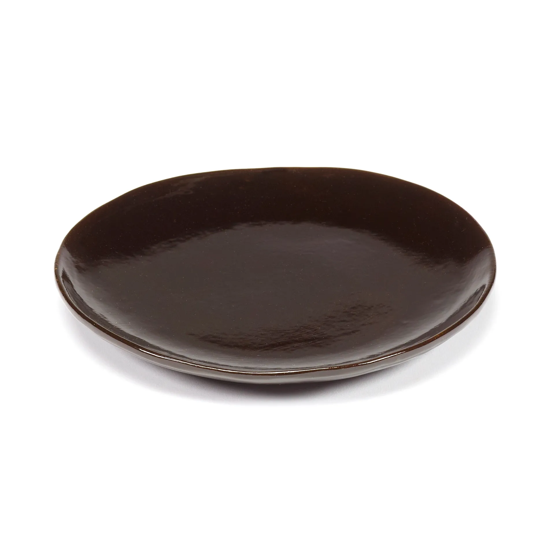 La Mère 小号餐盘 Ø18cm 2支装, 深棕色 Serax