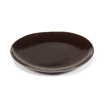 La Mère 小号餐盘 Ø18cm 2支装 - 深棕色 - Serax