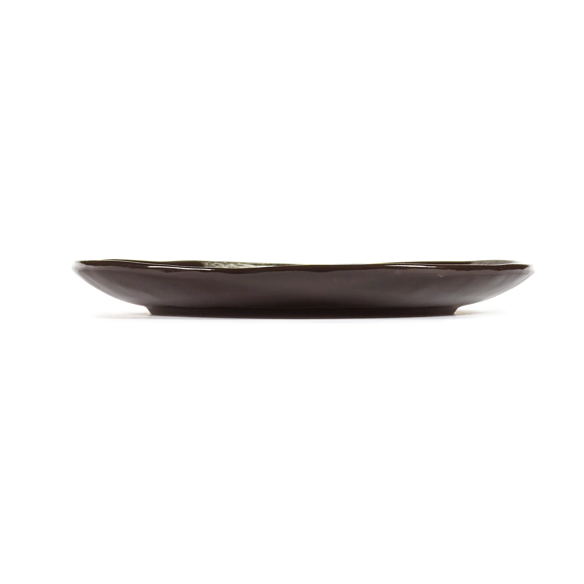 La Mère 小号餐盘 Ø18cm 2支装, 深棕色 Serax