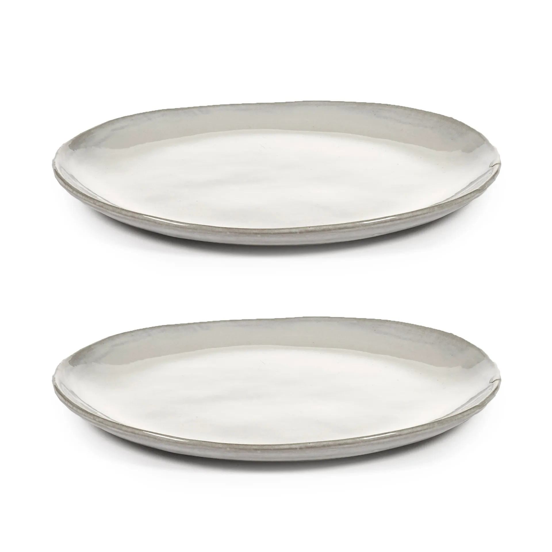 La Mère 小号餐盘 Ø18cm 2支装, 米白色 Serax