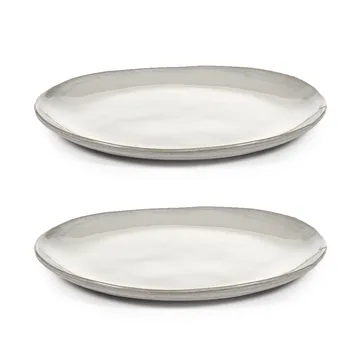 La Mère 小号餐盘 Ø18cm 2支装 - 米白色 - Serax