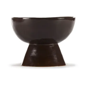 La Mère 大号高脚碗 Ø20.5cm - 深棕色 - Serax