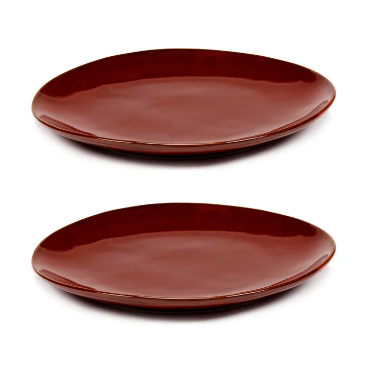 La Mère 中号餐盘 Ø20cm 2支装 - 威尼斯红 - Serax