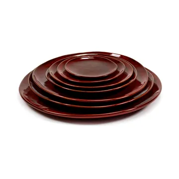 La Mère 中号餐盘 Ø20cm 2支装 - 威尼斯红 - Serax