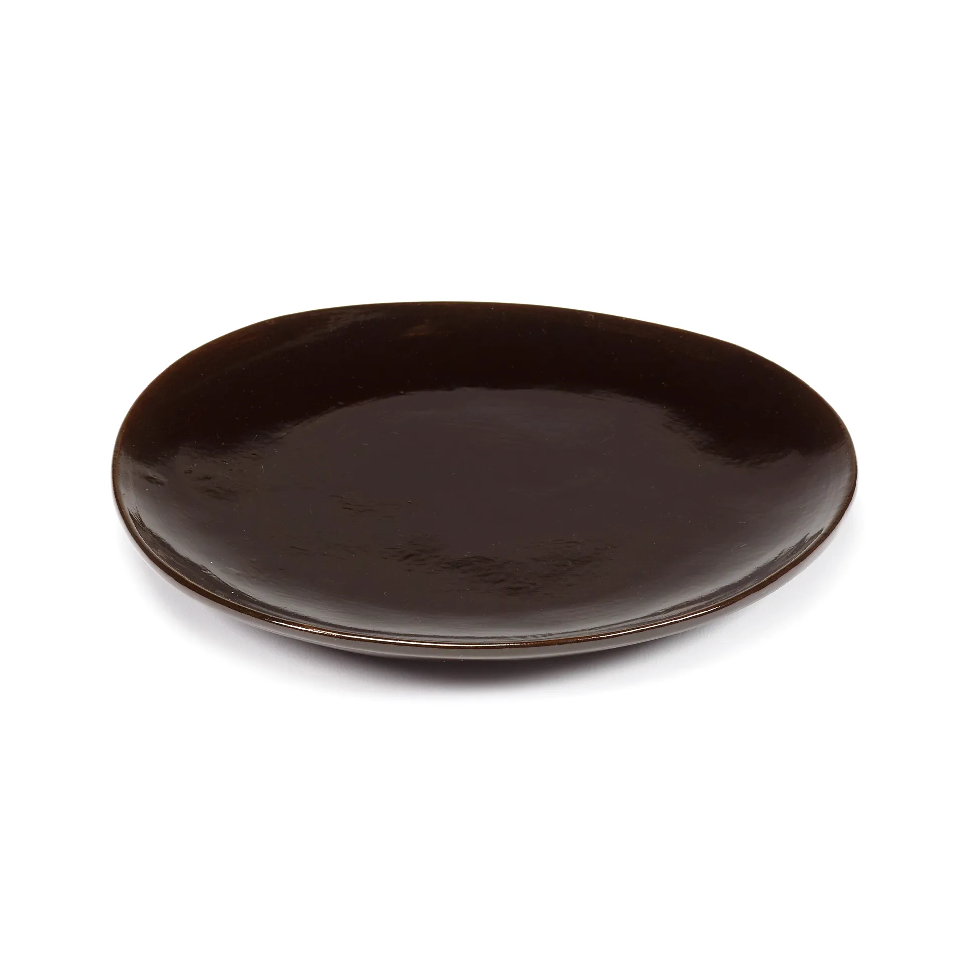 La Mère 中号餐盘 Ø20cm 2支装, 深棕色 Serax