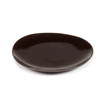 La Mère 中号餐盘 Ø20cm 2支装 - 深棕色 - Serax