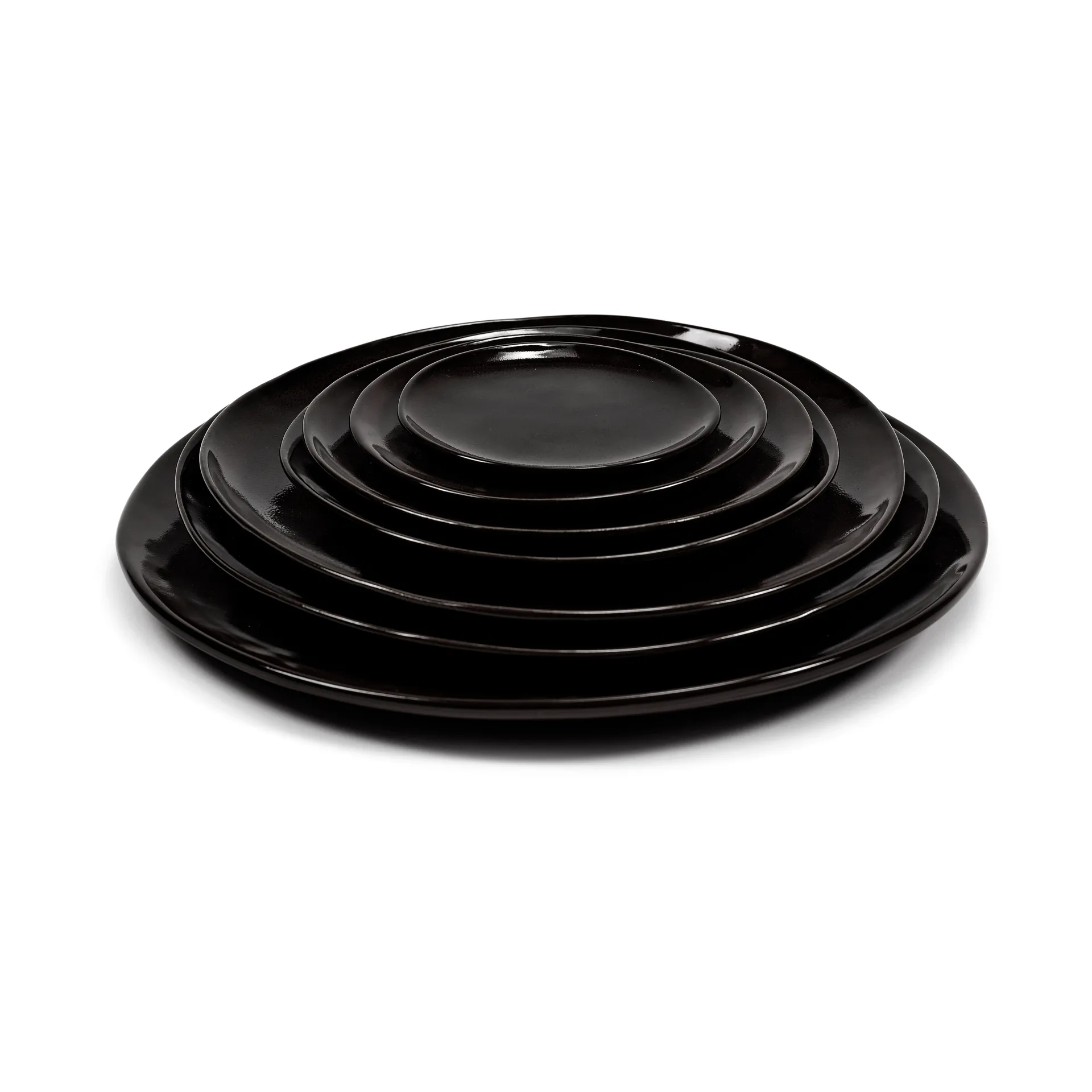 La Mère 中号餐盘 Ø20cm 2支装, 深棕色 Serax