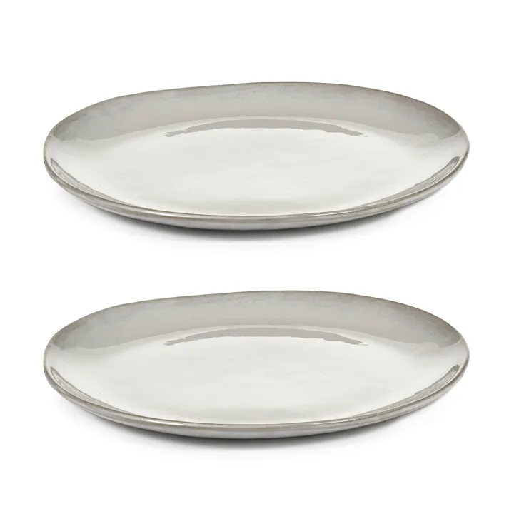 La Mère 中号餐盘 Ø20cm 2支装 - 米白色 - Serax