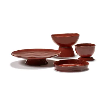 La Mère 小号深盘 Ø20cm 2支装 - 威尼斯红 - Serax