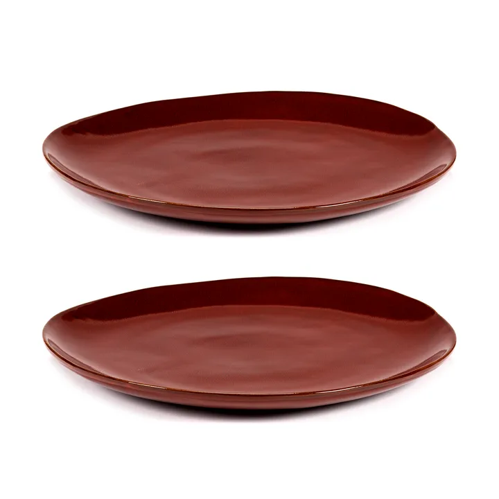 La Mère 加大餐盘 Ø27cm 2支装 - 威尼斯红 - Serax