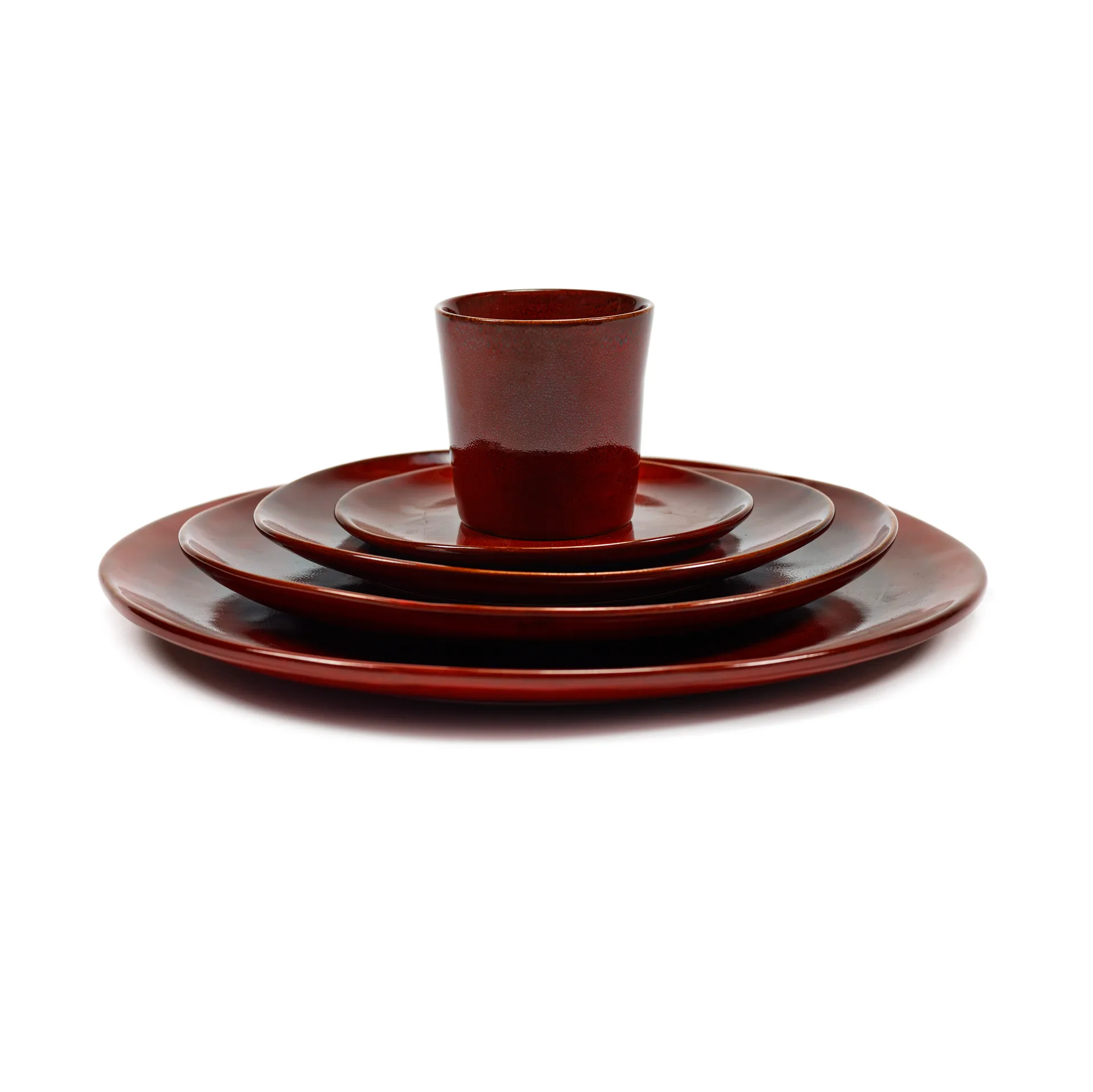 La Mère 加大餐盘 Ø27cm 2支装, 威尼斯红 Serax