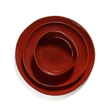 La Mère 加大餐盘 Ø27cm 2支装 - 威尼斯红 - Serax