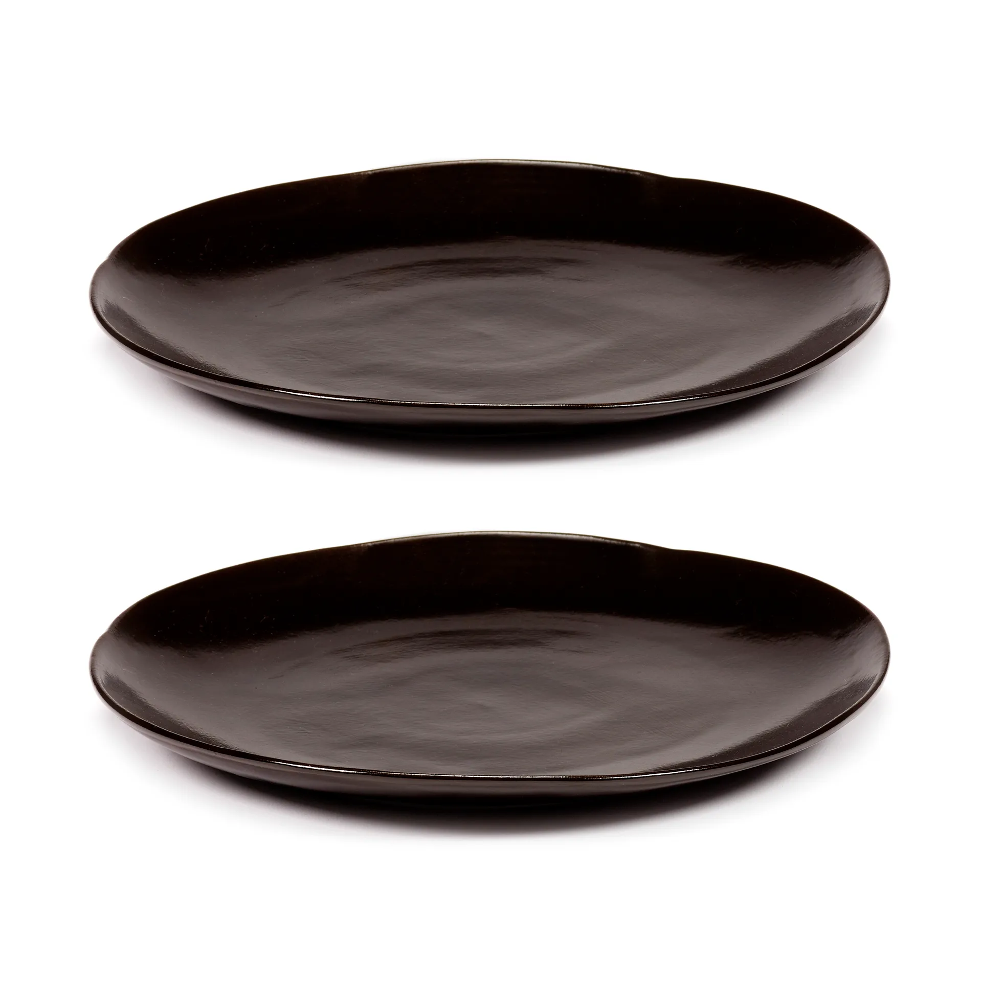La Mère 加大餐盘 Ø27cm 2支装, 深棕色 Serax