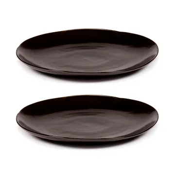 La Mère 加大餐盘 Ø27cm 2支装 - 深棕色 - Serax