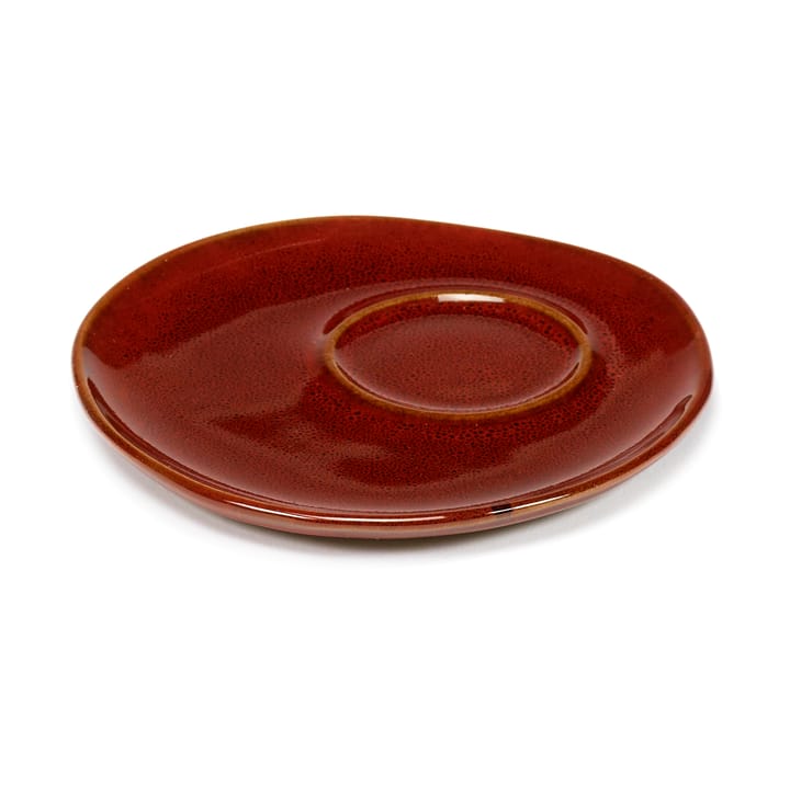 La Mère 碟子 for 浓缩咖啡杯 Ø11 cm 两件套装 - 威尼斯红色 - Serax