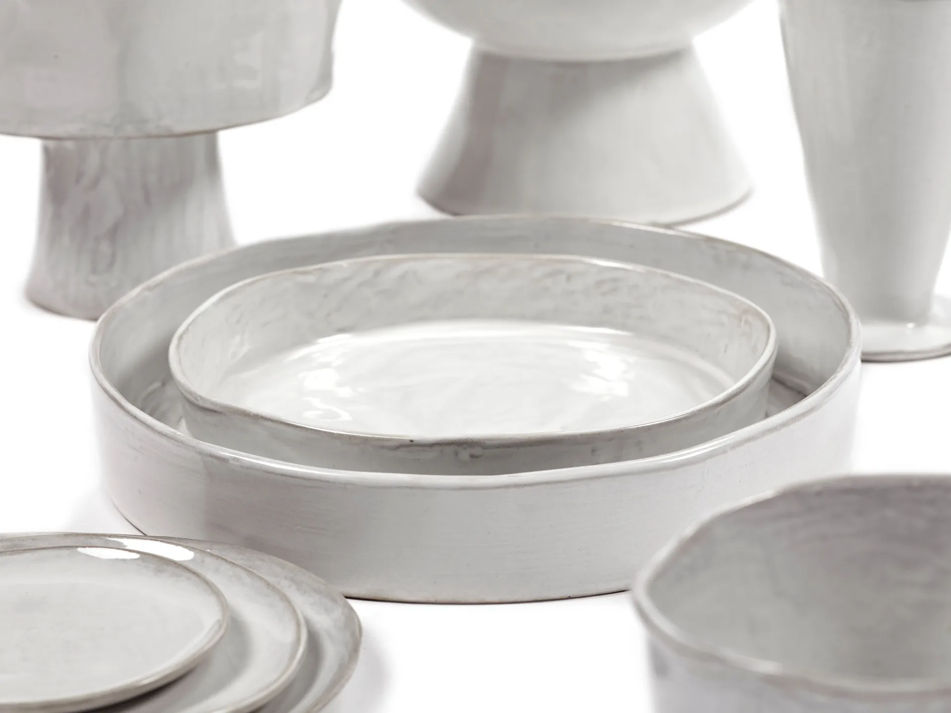 La Mère 深盘 L Ø25 cm, 米白色 Serax