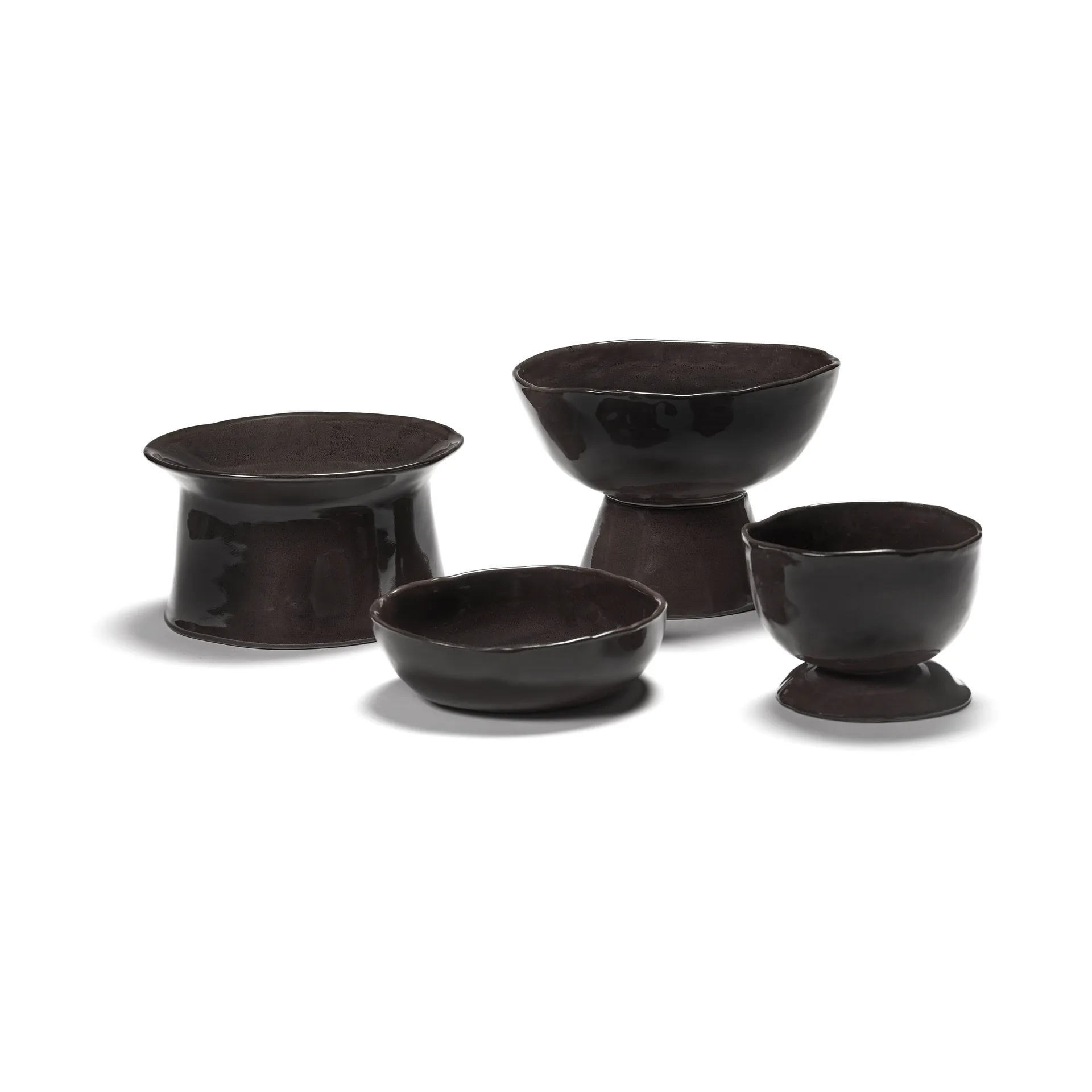 La Mère 碗 on foot 大 Ø20.5 cm, 深褐色 Serax