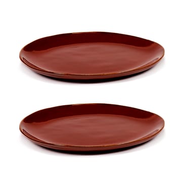 La Mère 盘子 S Ø18 cm 两件套装 - 威尼斯红色 - Serax