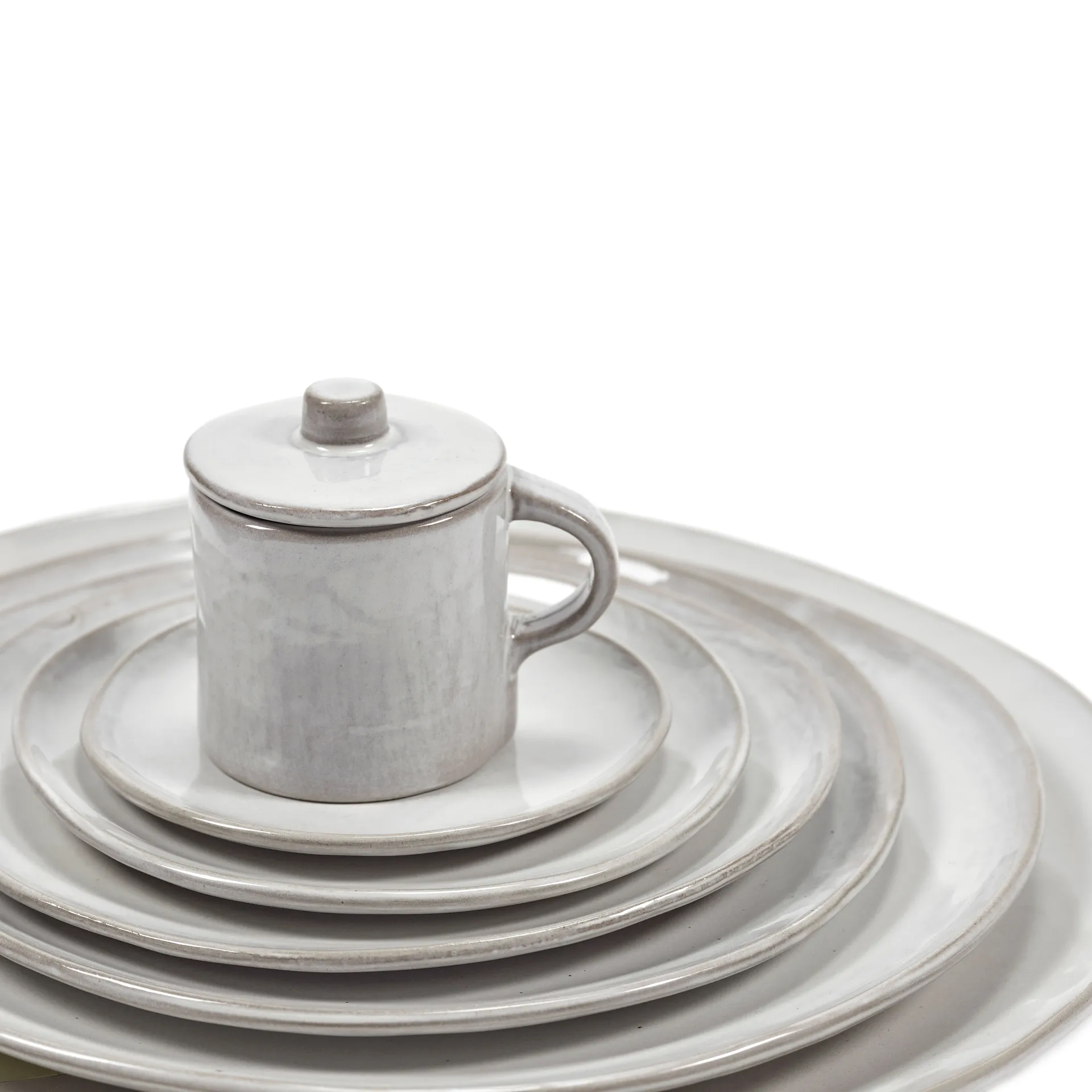 La Mère 盘子 XL Ø27 cm 两件套装, 米白色 Serax