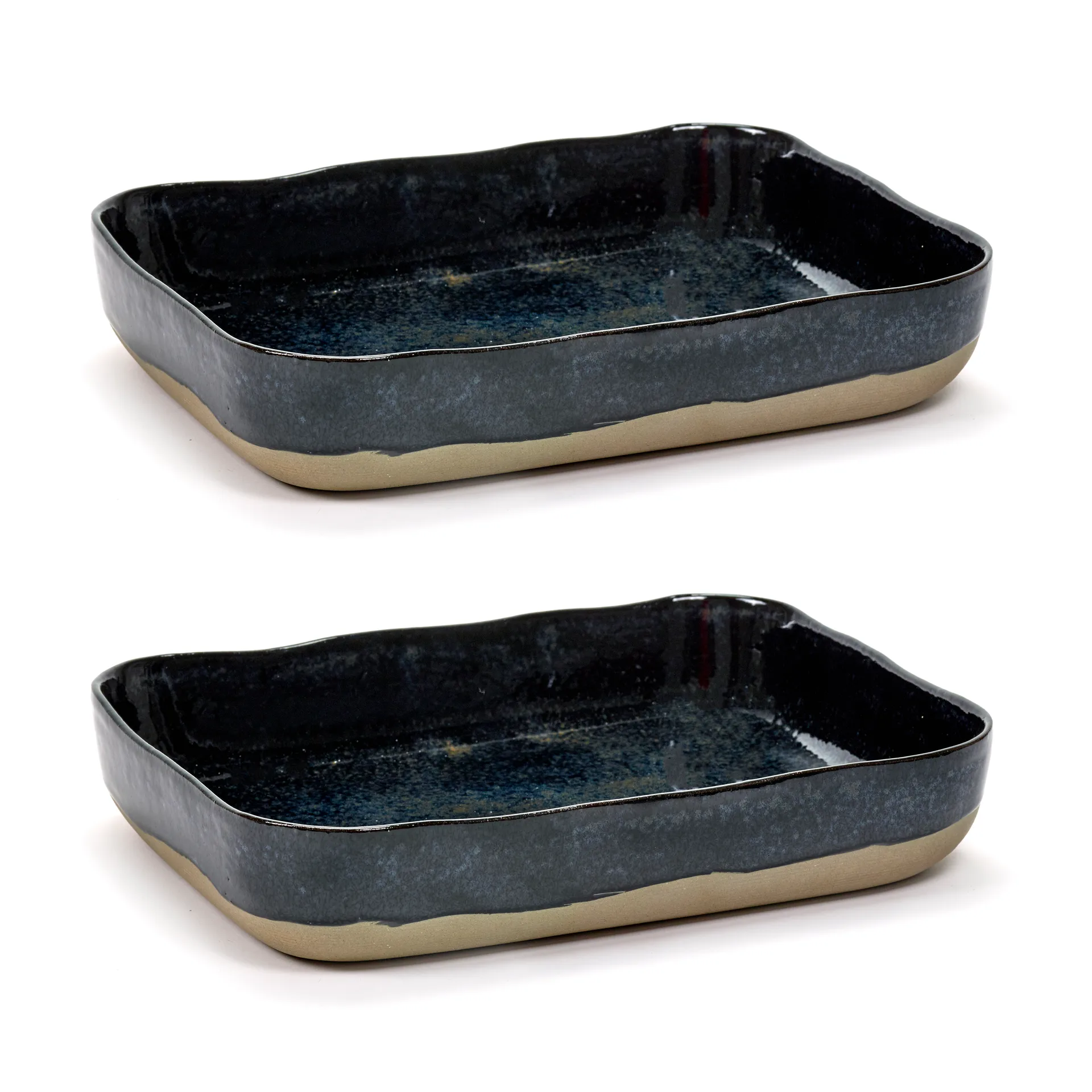 La Nouvelle 桌子 baking dish No10 22x30 cm 两件套装, 深蓝 Serax