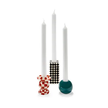 Les Objets Mouleversants 1号烛台 - 黑色_白色 - Serax
