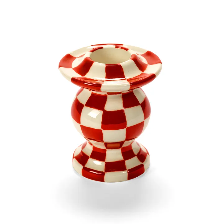 Les Objets Mouleversants 2号烛台 - 红色_白色 - Serax