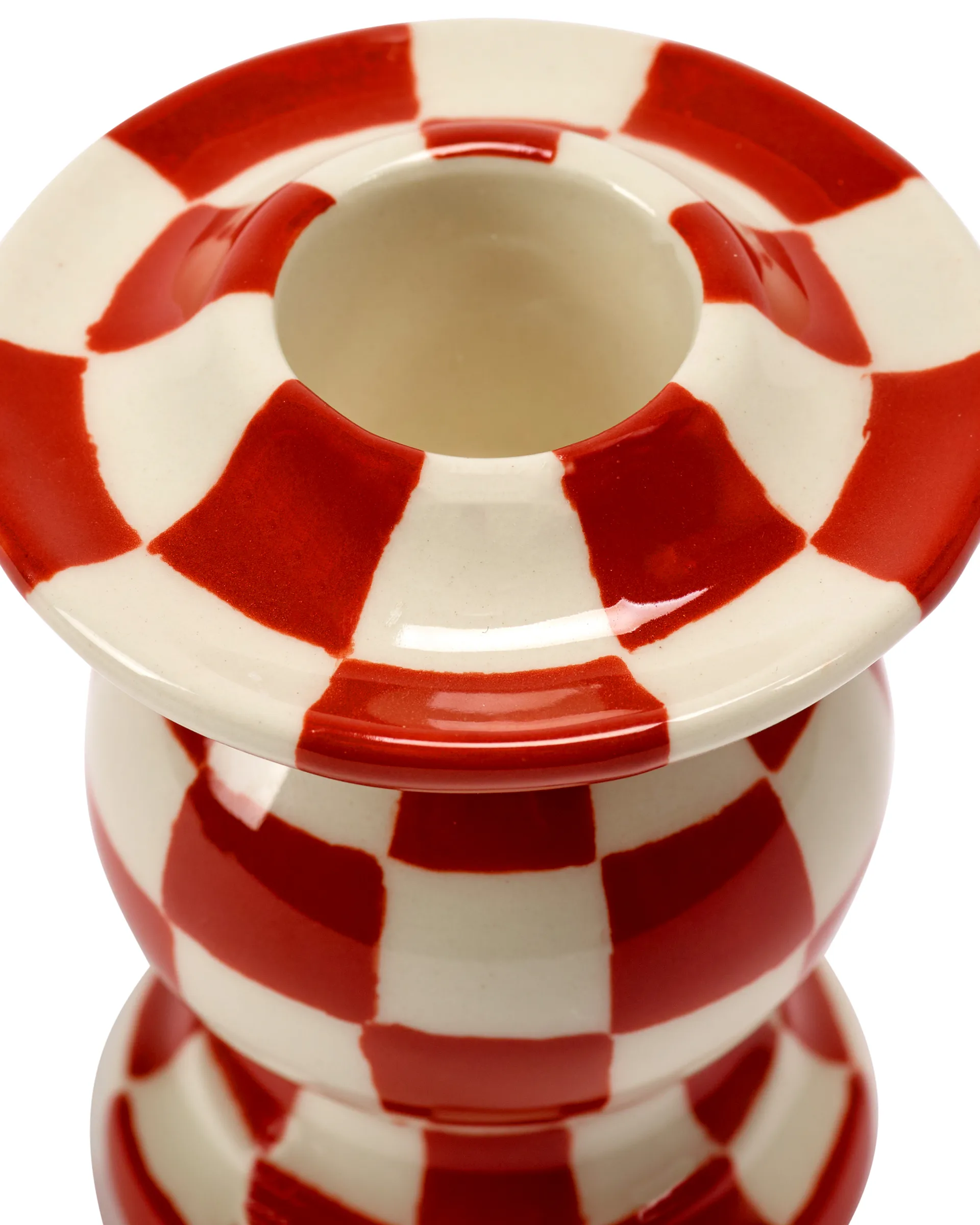 Les Objets Mouleversants 2号烛台, 红色_白色 Serax