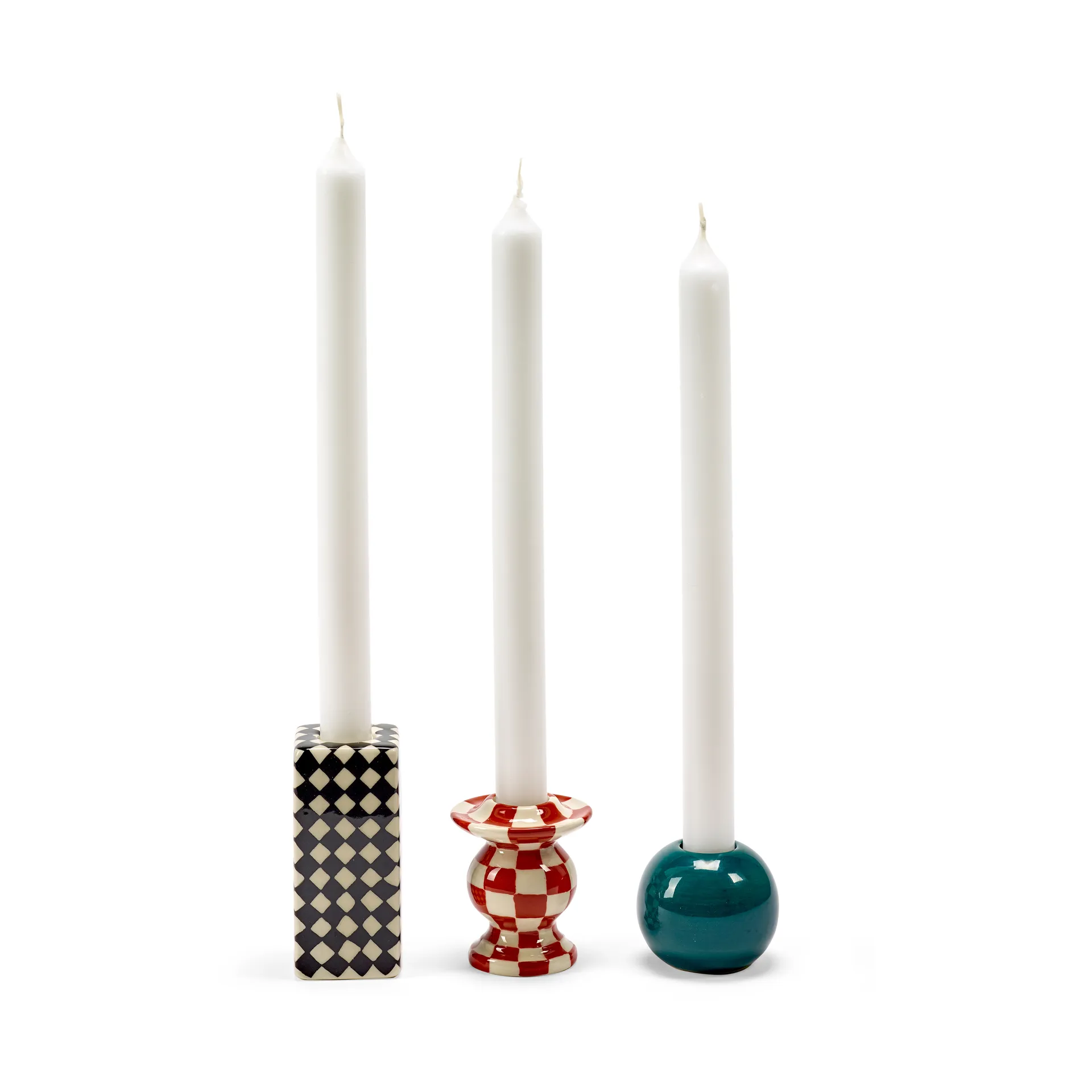 Les Objets Mouleversants 3号烛台, 绿色 Serax