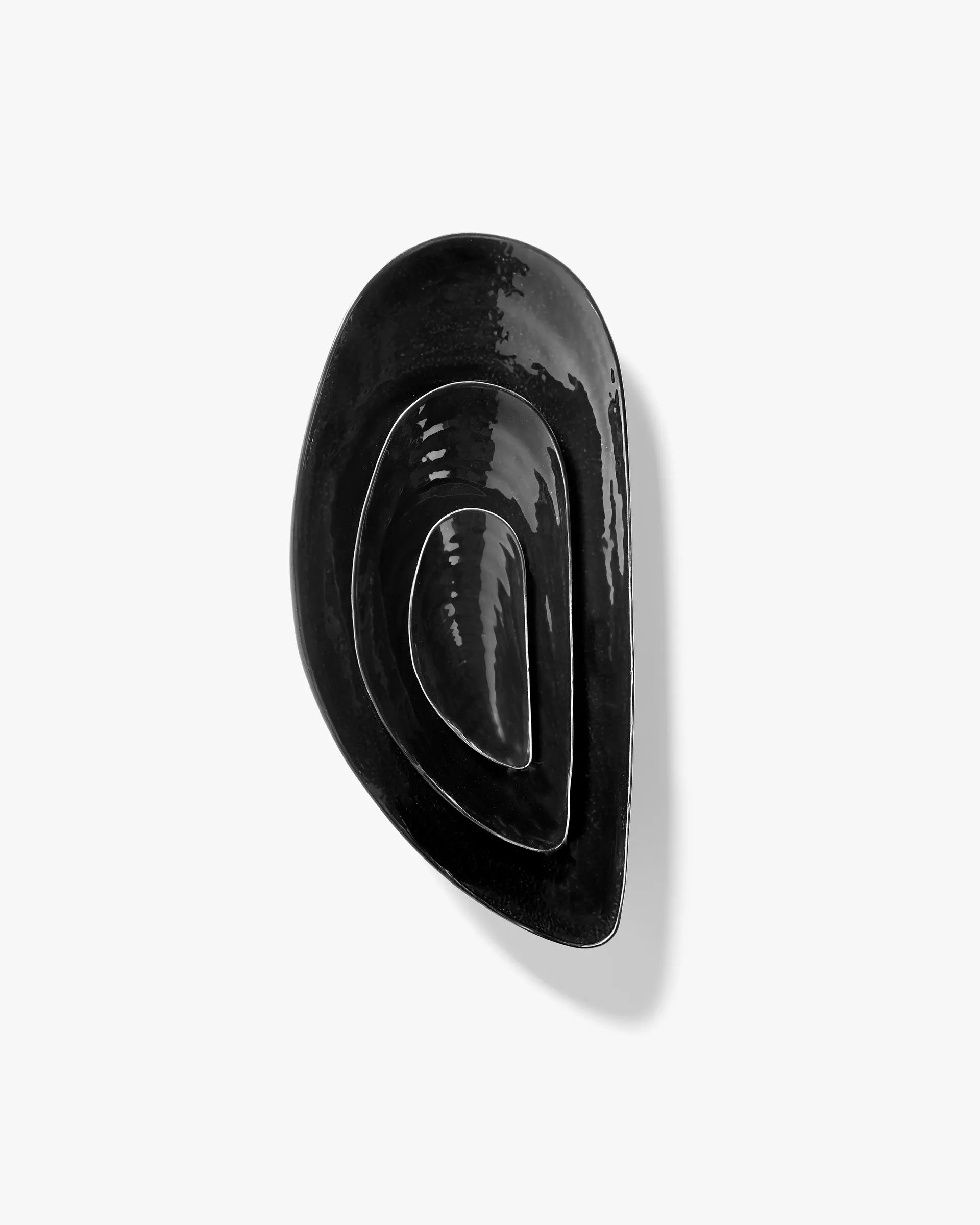 Les Objets Mouleversants Marcel 碗 M 14x30.5 cm, 黑色 Serax