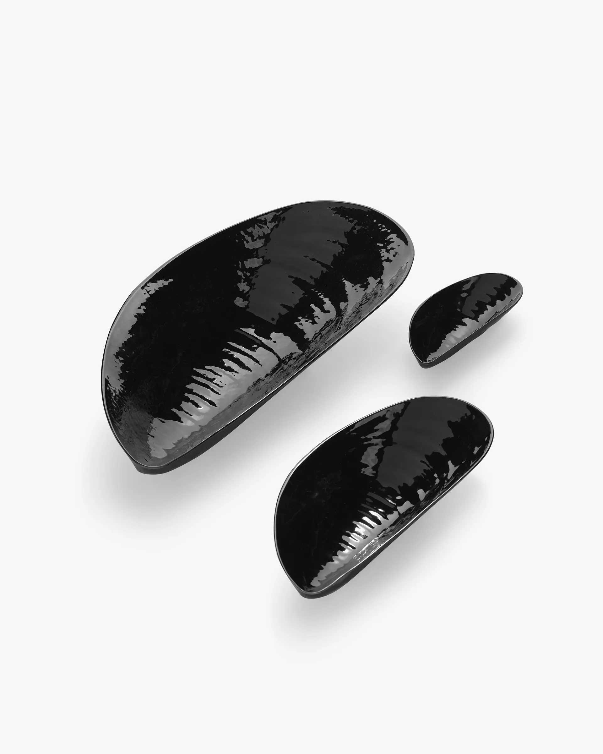 Les Objets Mouleversants Marcel 碗 M 14x30.5 cm, 黑色 Serax