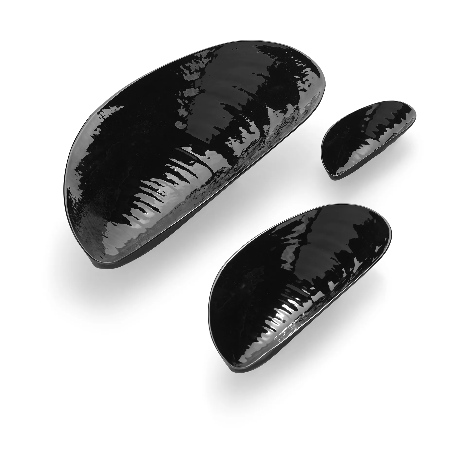 Les Objets Mouleversants MarcelL号碗 21.5x46cm, 黑色 Serax