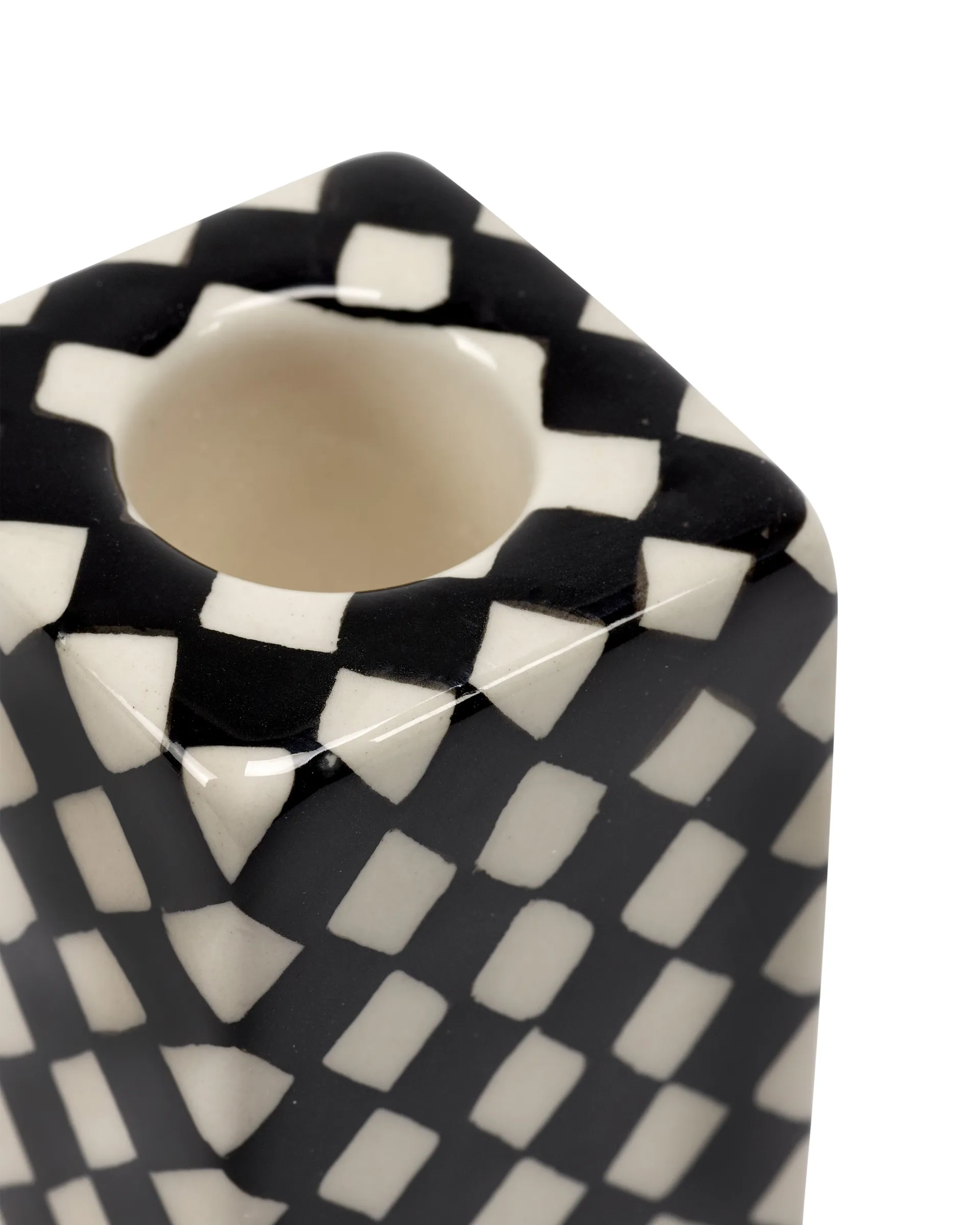 Les Objets Mouleversants N°1 烛台, 黑色-白色 Serax