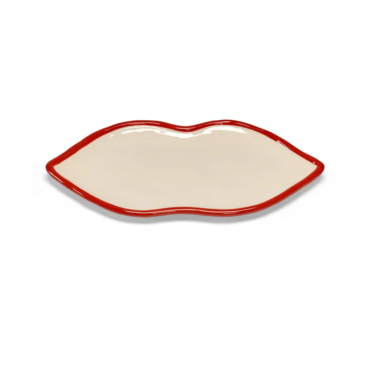 Les Objets MouleversantsL号托盘 - 红色_白色 - Serax