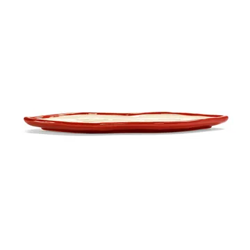 Les Objets MouleversantsL号托盘 - 红色_白色 - Serax
