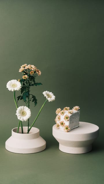 Mira 花瓶/cake stand L - 米色 - Serax