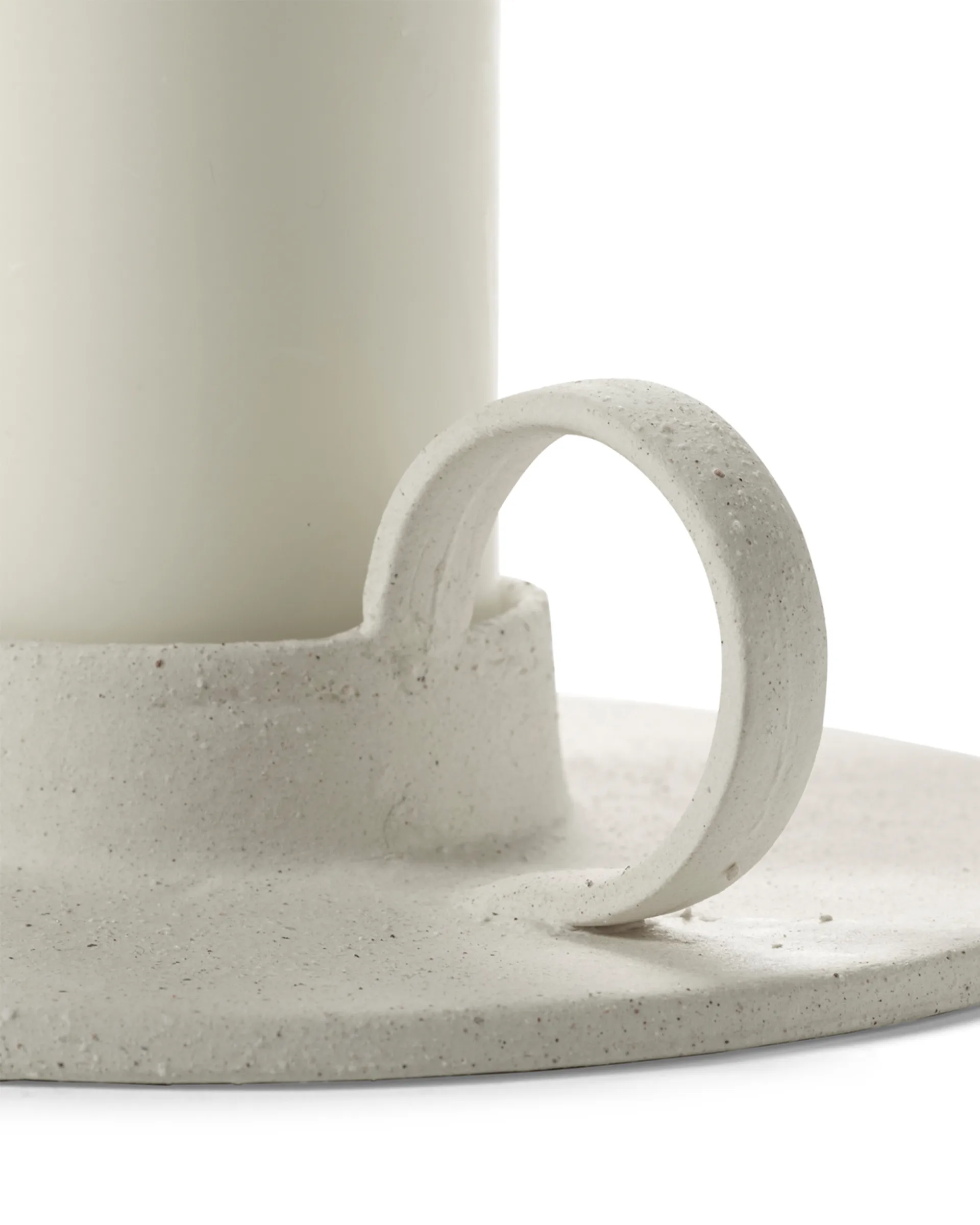 Mira 烛台 L, 米色 Serax